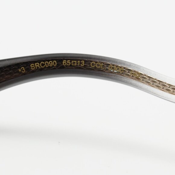 Roberto Cavalli SRC090M 0300 Sunglasses Gold Aviator Frame, Grey Lenses main image 6